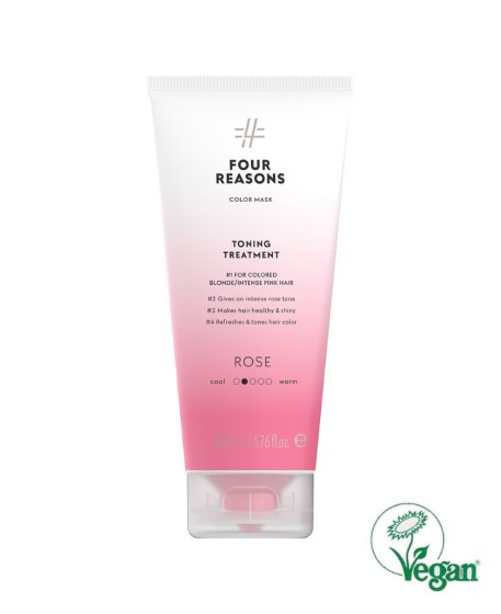 Four Reasons Color Mask Hair Toning Treatment Rose 200ml